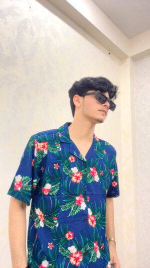 Cuban Color Half Shirt