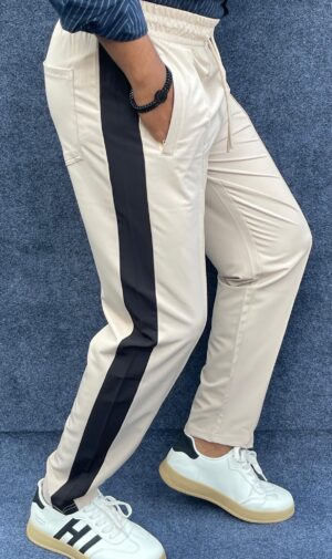 Stylish Joggers ( premium white)