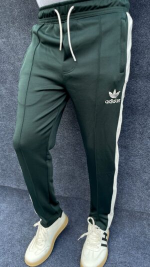 China Interlock trouser-(Premium Bottle Green)-all season wearable