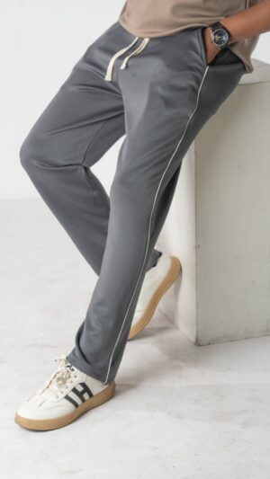 Semi Baggy trousers(Plain Ash)